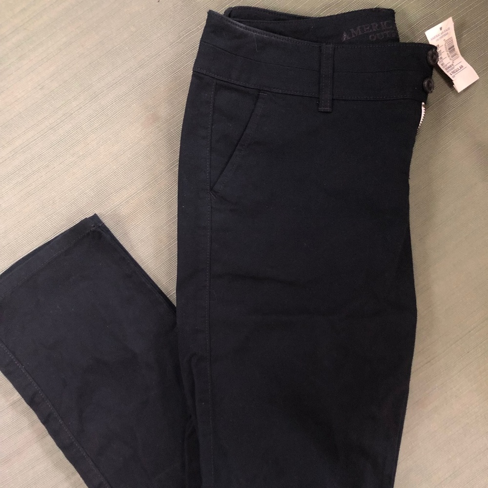 American Eagle Black Skinny Jeggings- Size 4